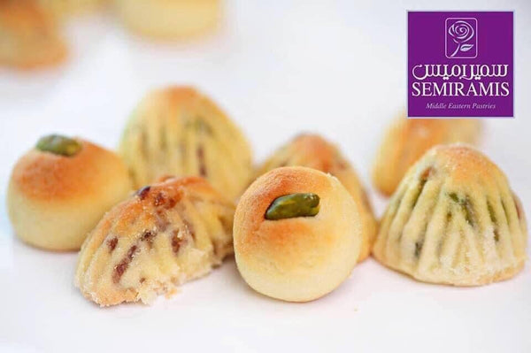 Semiramis Combination Cookies (Ma'amoul) 250g مشكل معمول(فستق وجوز وعجوة) ربع كيلو