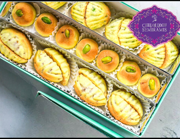 Semiramis Combination Cookies (Ma'amoul) 250g مشكل معمول(فستق وجوز وعجوة) ربع كيلو