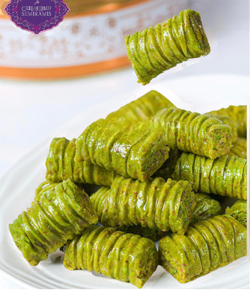 Semiramis Rose Petals Rolls With Pistachio 600g اصابع ورد بالفستق