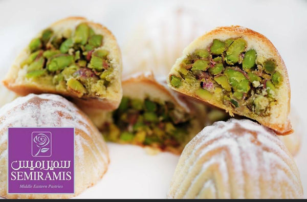 Semiramis Filled Pistachio Cookies (Ma'amoul) 500g معمول بالفستق