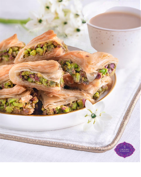 Semiramis Warbat Pistachio Baklava 500g  وربات بالفستق سواريه