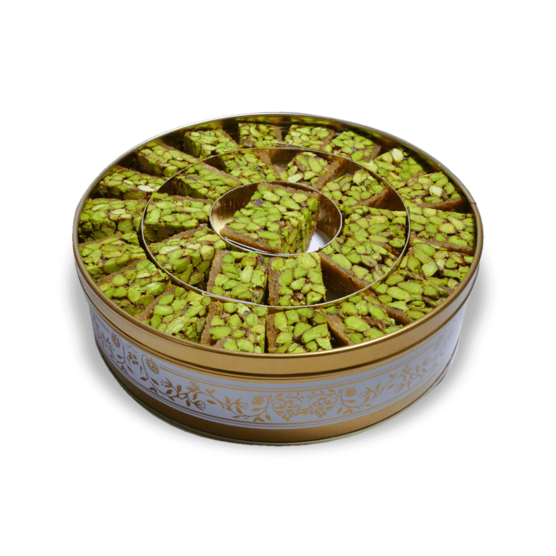 Semiramis Pistachio (Mabroomeh) Quarters 500g مبرومة بالفستق