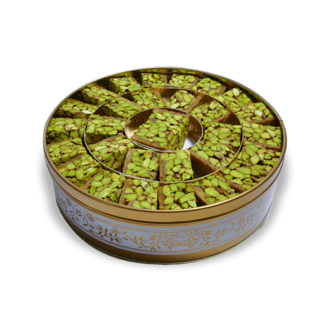 Semiramis Pistachio (Mabroomeh) Quarters 500g مبرومة بالفستق