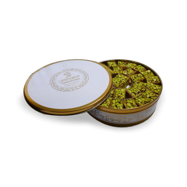 Semiramis Pistachio (Mabroomeh) Quarters 500g مبرومة بالفستق